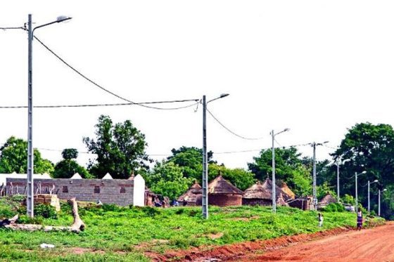 Électrification de villages